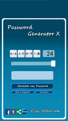 Password Generator X android App screenshot 0